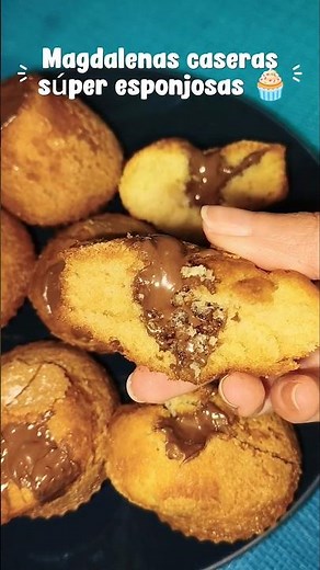 Magdalenas caseras en 20 min🧁. #easyrecipe #airfryer
