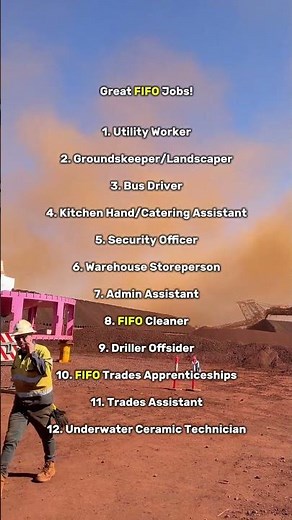 Trying to get into FIFO but think you need years of mining experience? Not always. 👀