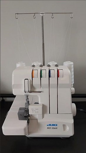 Setting up my Juki MO-50eN serger machine