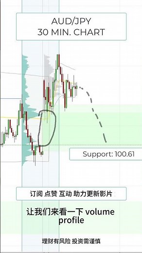 开盘缺口+正态分布指标 volume profile #交易策略 #外汇交易