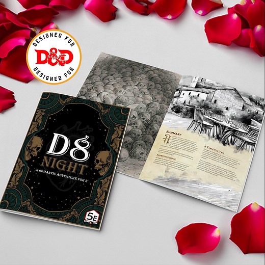 D8 Night - A D&D Adventure for 2 - a Dnd One Shot Adventure - Etsy