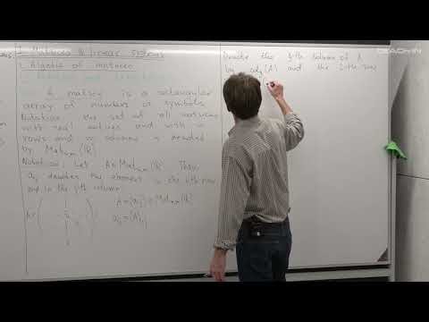 Smirnov S. V. - Linear Algebra - 1. Matrices and Linear Systems. Algebra of Matrices