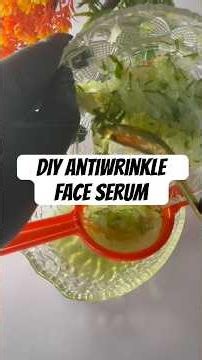 Antiwrinkle face serum with cucumber, Alovera gel and coconut oil. #faceserum #facecream #antiaging