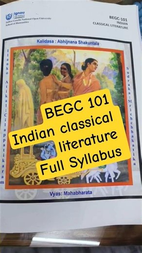 📚 IGNOU BEGC 101 Syllabus Explained in 30 Seconds BEGC 101 Important Units & Topics #IGNOU#begc101