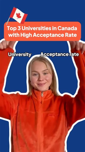 ✨Top 3 Universities in Canada with High Acceptance Rate 🎓 Scholarships available – details on Mastersportal.com (link in bio) #studyabroad #studyincanada #internationalstudents #studentlife #master | Studyportals