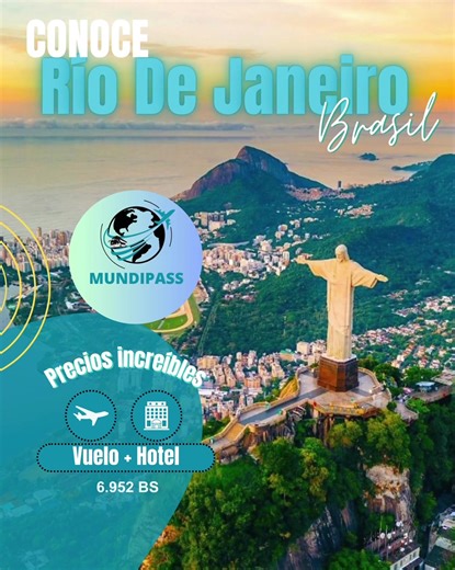 Está con Ganas de ir a Brasil? Y darte unas bonitas Vacaciones a un precio increíble… No esperes más #mundipass #bolivia #residencia #vacaciones #tramite