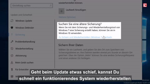 So bereiten Sie das Fall Creators Update für Windows 10 vor