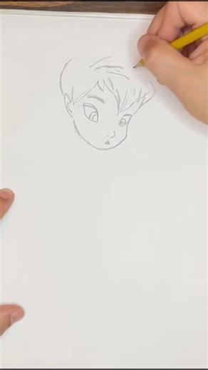 Sketch - Watch this drawing come together - Tinkerbell #drawing #tinkersketch #art #shorts
