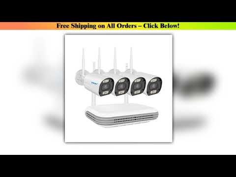 Smar Wireless CCTV System Wifi Camera Kit 5MP HD Security Camera Audio AI Face Detect IP 8CH NVR