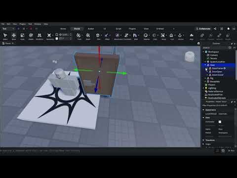 Creating a door on Roblox Studio (that only opens...)