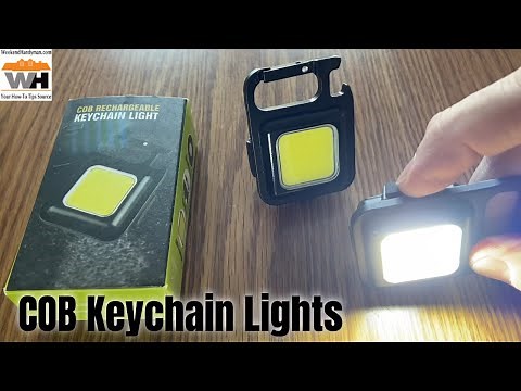 Studio Zoom Demo Of A COB LED Keychain Light Fits A Variety Of Applications