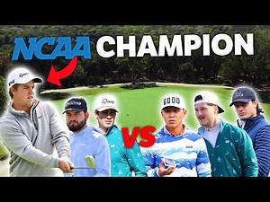 3v3 18 Hole Match W/ NCAA Champion Golfer!