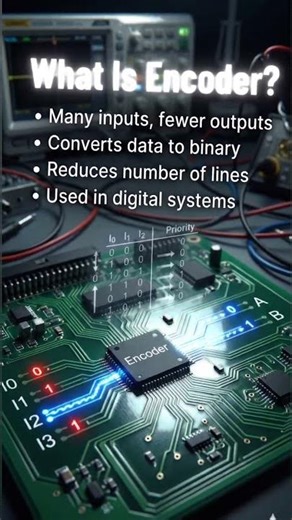 What Is Encoder?#education #engineering #facts #digitalelectronics #EngineeringShorts #encoder