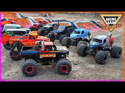 You've NEVER Seen RC Monster Trucks Like These! Backyard RC Monster Jam (Series West Show 1)