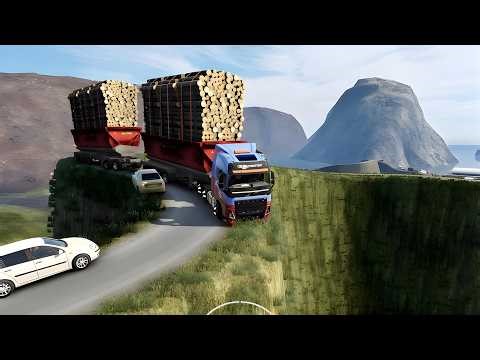 Insane Truck Driving on Dangerous Roads | ETS2 Extreme Heavy Load