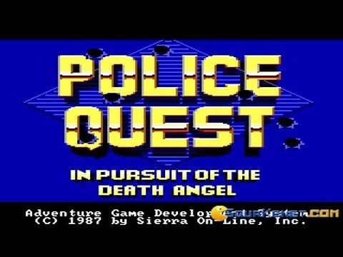 Police Quest gameplay (PC Game, 1987)