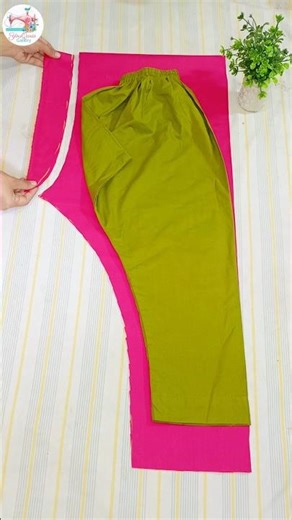 Simple & easy 😍 trouser cutting ✂️ with ASMR/Diy for beginners #youqariagallery #cuttingskills #diy