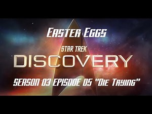 STAR TREK DISCOVERY - EASTER EGGS - "Die Trying" S03E05. USS Voyager J and USS Nog.