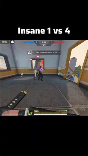 Insane 1v4 Katana Clutch! #bloodstrike #bloodstrikemobile #bloodstrikeclips