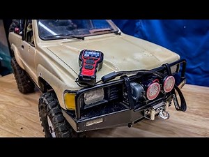 The New RC4wd Warn Wireless Winch Controller, & Warn 8274 Winch Install, Trailfinder 2 4runner