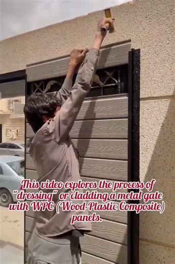 Professional DIY Gate Upgrade: Installing WPC Wood Alternative Cladding