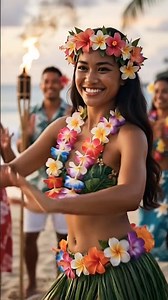 Happy birthday hawaiian vibe party song and dance 🌺💃