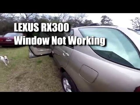 How To Fix Lexus Toyota Power Window, Problem Solved DIY Fix Saving Money