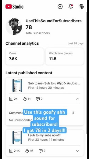 Use this sound for subscribers!!! #subscribers #sound #fypシ