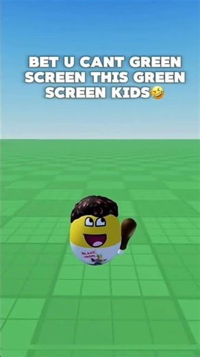 you can't do green screen