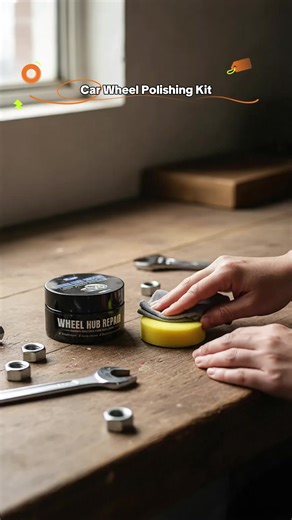 Universal Wheel HUB Repair Kit, Alloy Rim Scratch Remover, Oxidation Paste, Car Wheel Care Polishing Cream, Auto Maintenance Accessories #multifunctionalcaraccessory #shoecleaningkit #waxremoval #hardwaretools #carscratchremover #pimplepatchpeel #automotivetools #slickingbrush #autoessentials #musthavetool