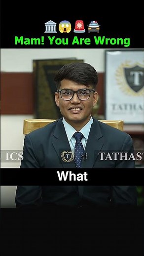 Amazing Answer 👍😱🚔🚨 IAS Mock Interview #upsc #ias #ips