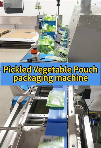 How food factories pack pickled vegetables pouch? #FoodFactory#FactoryProcess#PackagingMachine #factoryprocess #foodfactory #howitsmade #packaginsolutions #AutomaticFeedingLine #FoodPackagingMachine #sorting #counting #carton #FoodFactoryAutomation #productionline #pouch #pickledvegetables