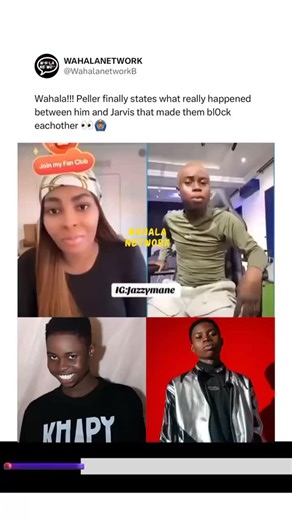 115K views · 67 reactions | Wahala jam Network! Peller finally states what really happened between him and Jarvis that made them bl0ck eachother ‍♂️‍♂️‍♂️‍♂️ | Wahalanetwork | Facebook