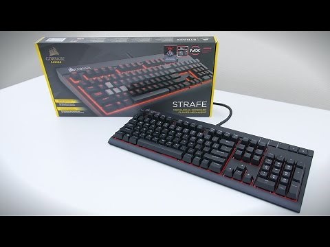 Corsair STRAFE Cherry MX Red Keyboard Review