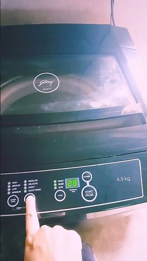 How to use godrej top load fully Automatic Washing machine for drying clothes
