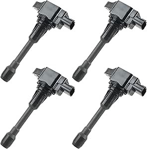GoaMotors 4PCS UF549 Ignition Coil Fit for Nissan Altima Versa Sentra Cube Rogue Frontier, UF549 Ignition Coil for Infiniti M56 FX50 QX60 QX70 2.5L 2.0L 1.8L