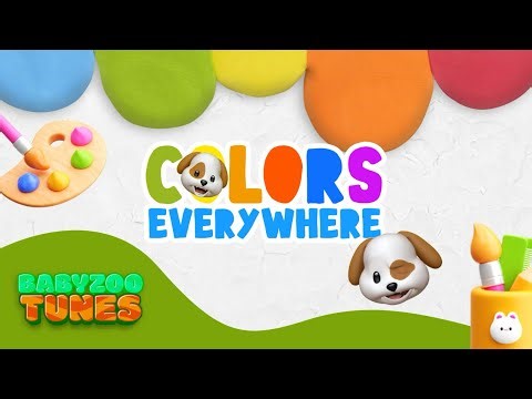 Colors Everywhere | Calm Learning for Babies & Toddlers | BabyZoo Tunes