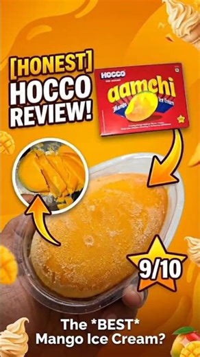 Amchi by Hocco Review 🥭 Looks Like REAL Mango?! 😍 9/10 Honest Review #viralmangoicecream