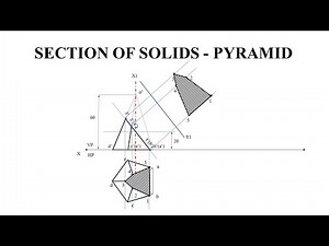 Pentagonal Pyramid | Section of Solids | Easy Method | Engineering Graphics | EG | Tamil