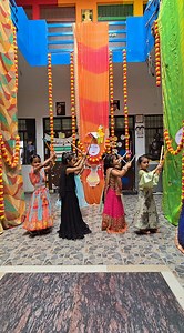 🌸✨ Dandiya Dance at Mera Bachpan School ✨🌸 Our little kids filled the campus with colors, music, and festive joy as they danced gracefully to the beats of Dandiya and Garba! 💃🕺 From vibrant lehengas to traditional kurtas, every child lit up the celebration with their energy and smiles. 🌟 The spirit of Navratri truly came alive at Mera Bachpan School, reminding us that learning is not just in classrooms but also in celebrating our culture together. 🎶❤️ Here’s to many more moments of happine