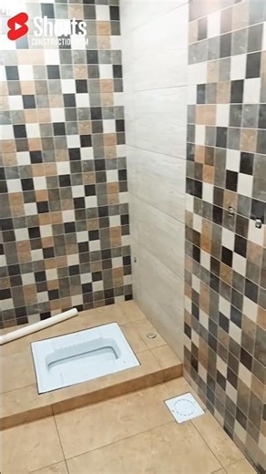 complete full washroom #constructionwork #viralvideo #youtubeshorts #raiking #grow
