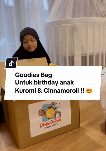 Goodies Bag for Kids with Kuromi & Cinnamoroll Theme