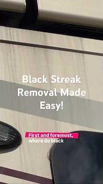 The BEST way to remove black streaks