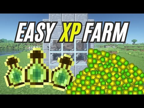 Easiest XP Farm In Minecraft Java Edition 1.21.4