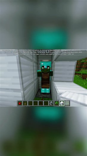 #How To Turn Normal Zombie Into Blue Zombie In Minecraft | Blue Zombie Transformation Tutorial