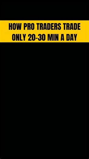 Trading | Trader | Money on Instagram: "⏱️📊 HOW PRO TRADERS TRADE ONLY 20–30 MIN A DAY Pro traders don’t sit glued to charts all day 👀❌ They trade with clarity, patience & rules ✅ 🧠 Daily Routine of Pros: 📌 Mark key levels in the morning ⏳ Wait for price to come to you 🎯 Take ONE clean entry 🚫 No chasing candles ⏰ Secret Time Windows: 🇬🇧 London Open: 1:30–4:30 PM IST 🇺🇸 NY Open: 6:30–9:30 PM IST 📉 Golden Rule: Less screen time = Better decisions 💡 🔥 Trade smart, not more 👉 Follow @