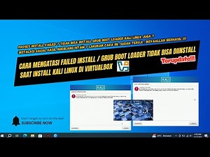 Cara Mengatasi Failed Install GRUB Boot Loader Kali Linux di VirtualBox Laptop/Pc Windows