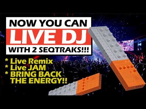 LIVE DJ Performance Using TWO SeqTraks Simultaneously