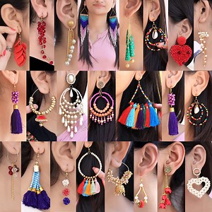 529K views · 10K reactions | 24 Wedding Outfits Earrings Ideas | Party Wear youtube.com/hetalsart | Hetal's Art | Facebook