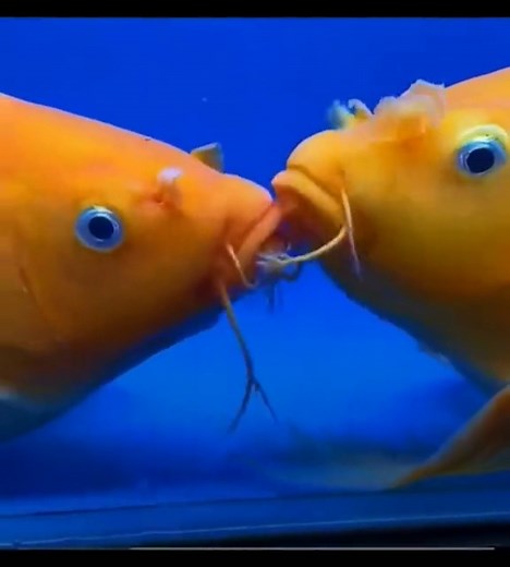 Two Fish Kissing Compilation